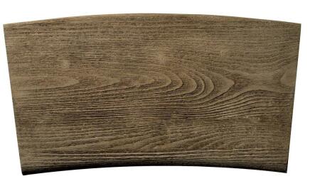 Dlažba Louisiane -- rádiusová dlaždice R 1 500 int., přírodní dřevo