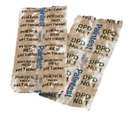 Test tablety DPD č. 1 Cl -- 10 ks (volný chlor)