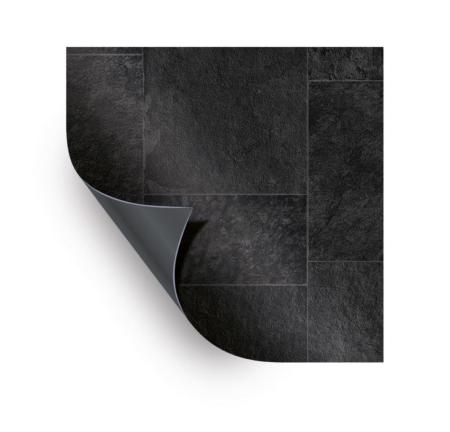 AVfol Relief - 3D Black Marmor Tiles; 1,65m šíře, 1,6 mm, metráž
