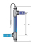 UV - C TECH sterilizátor 130W/150 m3 Amalgam
